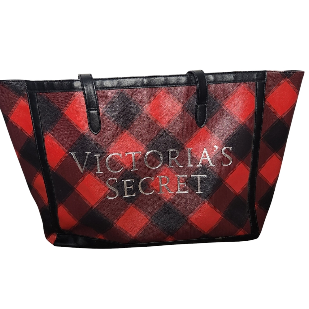 Victoria's Secret Buffalo Plaid Tote